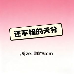LUKSEN | Reflective Colorful Adorable Car Sticker