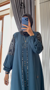 SAULIN DRESS GAMIS PRUSSIAN CANTIK