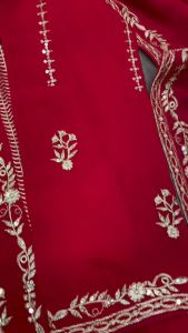 [PRE-ORDER 15 DAYS] READYMADE EMBROIDERED GEORGETTE PAKISTANI SUIT {ETA:2025-12-31}