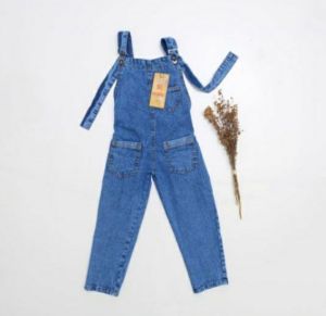 Overall Boneka Bear Jeans Anak Perempuan Usia 1-7 Tahun / Baju Celana Kodok an Cewek Model Terbaru Trend Kekinian Viral Impor Korea Usia 2 3 4 5 6 7 8 Boneka Beruang Bisa di Lepas