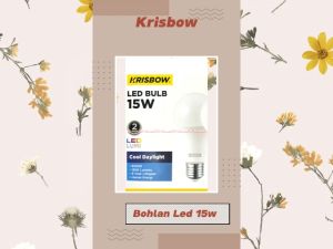 Krisbow Led Bulb 15watt 2pcs Cool Daylight 15watt Lumi Bola Lampu Garansi 2tahun 15w Hemat Energi Bohlam Bolam Kris