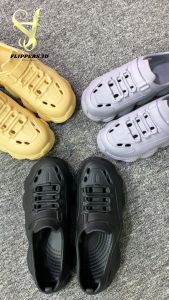 Flippers.id Sepatu Sendal Casual Pria Wanita Empuk Sepatu Slip On Bahan Karet Eva