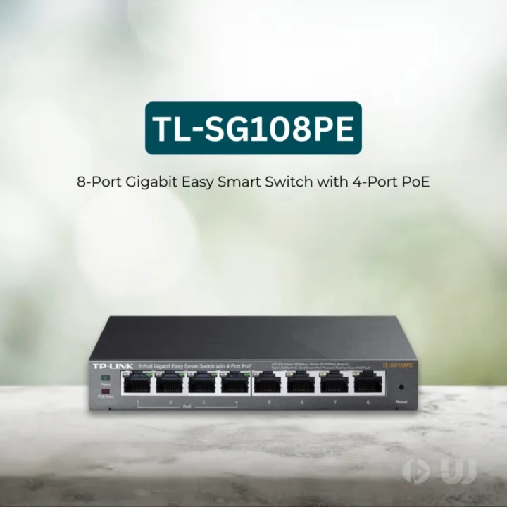 TP-Link Official Store | TL-SG108PE | 8-Port Gigabit Easy Smart Switch ...