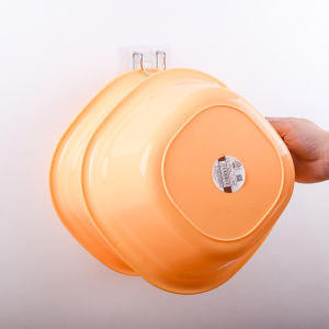 Strong Suction Cup Bathroom Storage Rack Face Washing Basin Holder Wall Hook Bathtub Hook Sticky Hook Hanging Rack Basin Holder