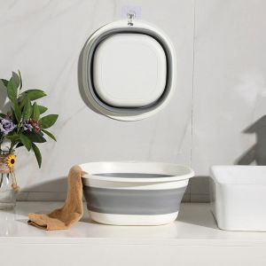 3Pcs Portable Collapsible Wash Basin Folding Basin For Washing Face Or Vegetable for HomeTravel and Outdoor Use