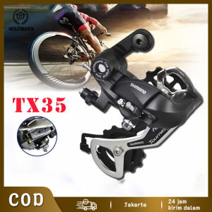【Pengiriman Cepat】RD Shimano TX35 Tourney 6/7/8 Speed Rear Derailleur TX 35 Sepeda Lipat MTB Roadbike DLL