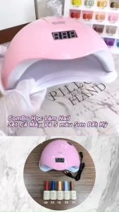 Com bo làm nail cá nhân  Sét đồ máy hơ sun5 sơn móng tay tại nhà