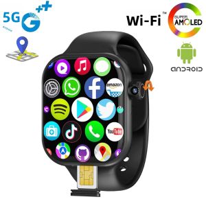 Đồng Hồ Thông Minh VP29 Với 5G LTE Hệ Điều Hành Android Wear Màn Hình AMOLED 2.29 Inch Camera Xoay NFC Theo Dõi Sức Khỏe GPS WiFi Dành Cho Người Lớn
