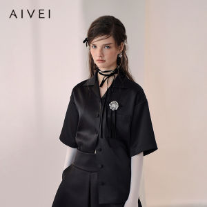 AIVEI | Retro Cuban Collar Shirt Jacket