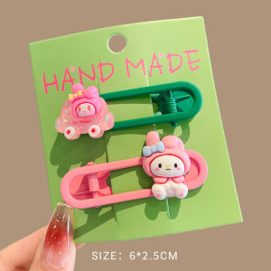 Cute Cartoon Dopaamine Hair Clips for Girls Kitty Cat Side Bangs Hair Accessories Pudding Dog Hairpins Childrens Fashion Accessories