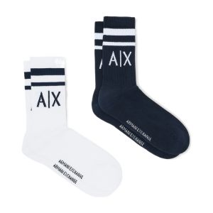 Armani Exchange | Colorful Jacquard Mid-Calf Socks