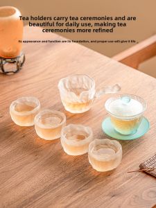 JISU | Minimalist Lustrous Gaiwan Tea Cup Home Office Tea Set Gift Box