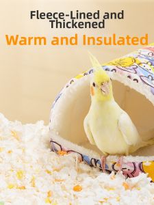 XIAONONGSHAN | Winter Warm Bird Nest Parrot Bed Lamb Velvet