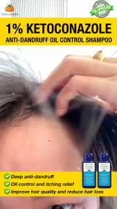 265G Shampoo Ketoconazole 1% Anti-Ketombe Sampo Anti Ketombe Dan Rontok Gatal - Nature Formula Pembersih Kerak Tanpa Bahan Kimia Berat