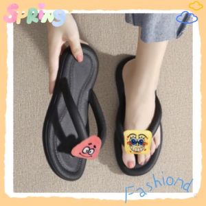 Lishops รองเท้าแตะหูหนีบ วัสดุยางนิ่มไม่แข็งหูหนีบนิ่มไม่บาดเท้า มีตัวการ์ตูนลายสุดฮิตติดไปกับรองเท้าแบบแน่นๆจากโรงงาน