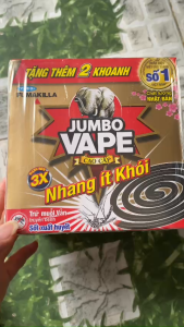 COMBO 5 HỘP{50 KHOANH}Nhang Đuổi Muỗi Jumbo Ít Khói An Toàn Cho Bé-Khoanh Nhang Muỗi Không Khói Raid ARS Đủ Hương-KIVO