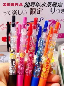 Zebra Sarasa น้ำหมึกหมึกแบบเขียนกลาง 20 ปี รุ่นพิเศษ แห้งเร็ว สำหรับนักเรียน ด้ามจับ PVC หมึกแบบเขียนกลาง Zebra