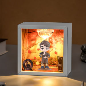 PopMart Pop Mart Jackson Wang Mychman Series Hand-Made Blind Box Storage Scenario Display Box Gift