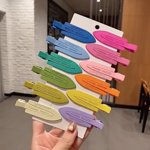 กิ๊บติดผมหน้าม้า ไร้รอยต่อ สไตล์เกาหลี ใหม่ กิ๊บแตก เครื่องประดับผมแฟชั่น ราคาต่อ1ชิ้น