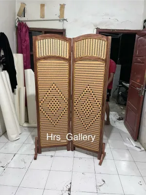 (Ready stok) Sketsel pembatas ruangan minimalis isi 4 pintu sudah finishing melamik