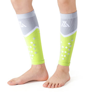 1pair Calf Compression Sleeves for Men &Women Footless Compression Socks for Travel & Running Leg Sleeve Brace for Shin Splints
