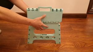 เก้าอี้แบบพับ และแบบพกพา - สำหรับเด็กและผู้ใหญ่ เก้าอี้พลาสติก ทรงเหลี่ยม คละสี