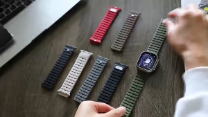 Yizilin Strap Watch Band Magnetic Silicone for Apple Watch Ultra 3 2 1 Series 11 10 9 8 7 6 5 4 3 SE Luxury Business Sports Loop Bracelet