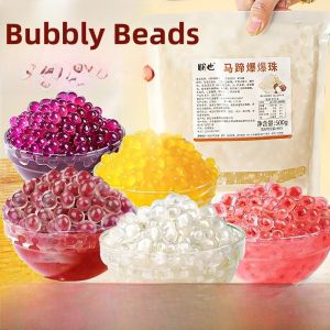 Bubbling Pearls Milk Tea Snack Commercial Street Vending Fruit Toppings Ice Powder Ingredient Pearl Taro Balls Bubble Tea Supplies