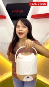 Promo Mejikom 07 Liter Murah Rice Cooker Traveling & Anak Kos Advance G-07D 100% ANTI LENGKET Daya (25WATT Menghangatkan) - (200WATT Memasak) - Serbaguna Menanak Menghangatkan Mengukus dan Mememasak Sup - TASMAN COLLECTION