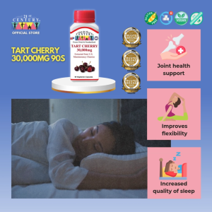 21st Century Tart Cherry 30000mg 90s for Gout Relief Joint Pains Sleep Health