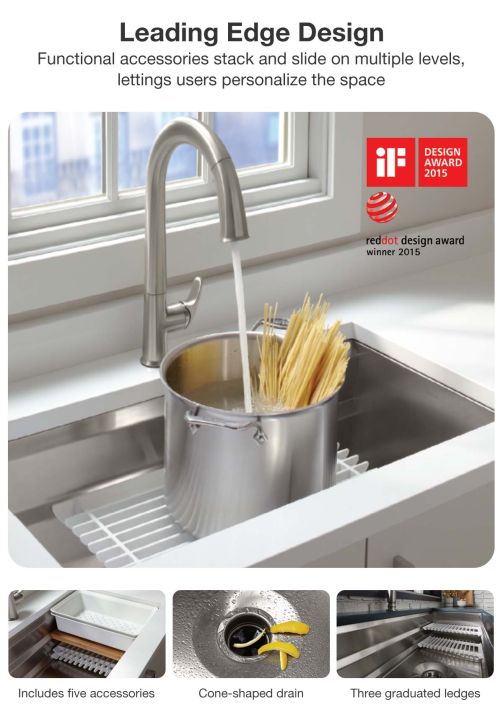 [PRE ORDER] Kohler Prolific Stainless Steel Undercounter Kitchen Sink