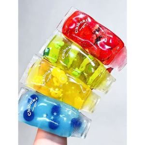 YOUYUEPIN 4pcs Fruit Filled Maltose Toothpaste Stress Relief Toy Soft Slow Rising Squeeze Squishy Fidget Sensory Toy For Kids Adults