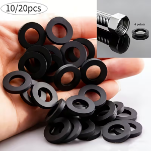 Universal 10/20-Pack 4-Section Standard Rubber O-Rings Plastic Washers Sealing Gaskets Suitable for Corrugated Pipes