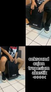 Cajon Trapesium Akustik & Kajon Kahon Drum Box Murah