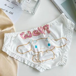 Quần Lót Ren Gợi Cảm Cho Nữ Màu Trắng Ngọt Ngào Dây Thắt Nơ Bướm Quần Tam Giác Quần Lót Thoáng Khí Quần Lót Nylon