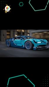 Mô Hình Lắp Ráp Siêu Xe Bugati Chiron 1408+ psc - Bộ Sưu Tập Mô Hình Lắp Ráp Siêu Xe Đua - Tặng Led