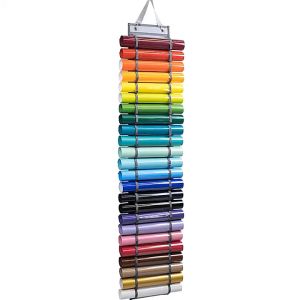 VINYL ROLL HOLDER PU & PVC Hanging Sticker Storage Vinyl Organiser Paper Holder