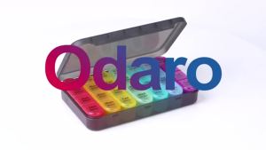 7 Day Pill Organizer 4 Times a Day with 28 Compartments Large Travel Pill Case BPA-Free Weekly Medicine Box for Vitamin