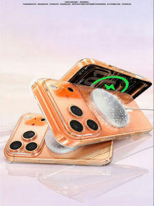 PASIMI | Magnetic Clear Drop-resistant Full-coverage Case for iPhone 17 Pro Max Advanced Feel