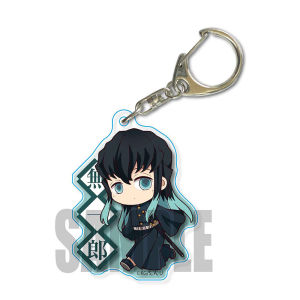Bandai | Hot Demon Slayer Acrylic Keychains Kamado Tanjirou Agatsuma Zenitsu Rengoku Kyoujurou Stationery Charms Exchange Gifts