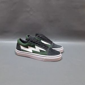 SEPATU REVENGE X STORM PETIR OG ARMY HITAM LIST PUTIH SUEDE 39-43