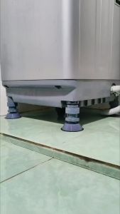 Set 4 Chống Trượt Cho Máy Giặt Tủ Lạnh Đế Cao Su Chắc Chắn Bộ 4 Đế Đỡ Máy Giặt Hạn Chế Xê Dịch Tiện Ích Đa Năng
