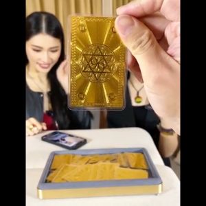玄数女王 96财神咒金卡 Strengthen positive and partial financial fortune and open a gold card for attracting wealth in the light