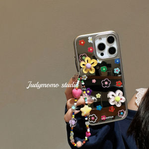 Ins 3D Flower Mirror Phone Case