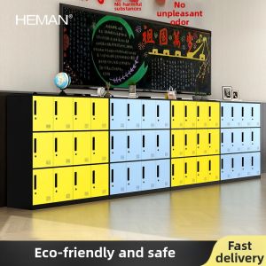 Storage Locker Cabinet Steel Multiple Doors With Lock