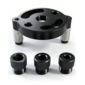 6/8/10mm Vertical Pocket Hole Jig Self Centering Dowelling Jig Hole Puncher Locator Drill Guide for Woodworking Carpentry Tool