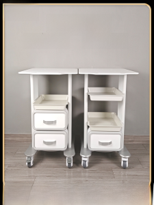 Beauty Salon Instrument Trolley Extra Large with Base Stand for Small Bubbles Beauty Equipment Cart Professional Medical Grade