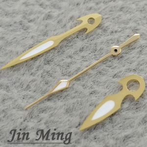 High Quality Luminous Watch Hands 12.5*12*8 C3 Green with Silver Gold Finish for NH35 NH36 7S26 7S36 4R35 4R36 Movement Watch