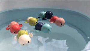 Baby Bath Toys Cute Cartoon Animal Water Toys Tortoise /Dolphin/Duck Swimming Toys