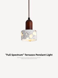 NSWR | Calm and Rustic Style Bedside Pendant Light